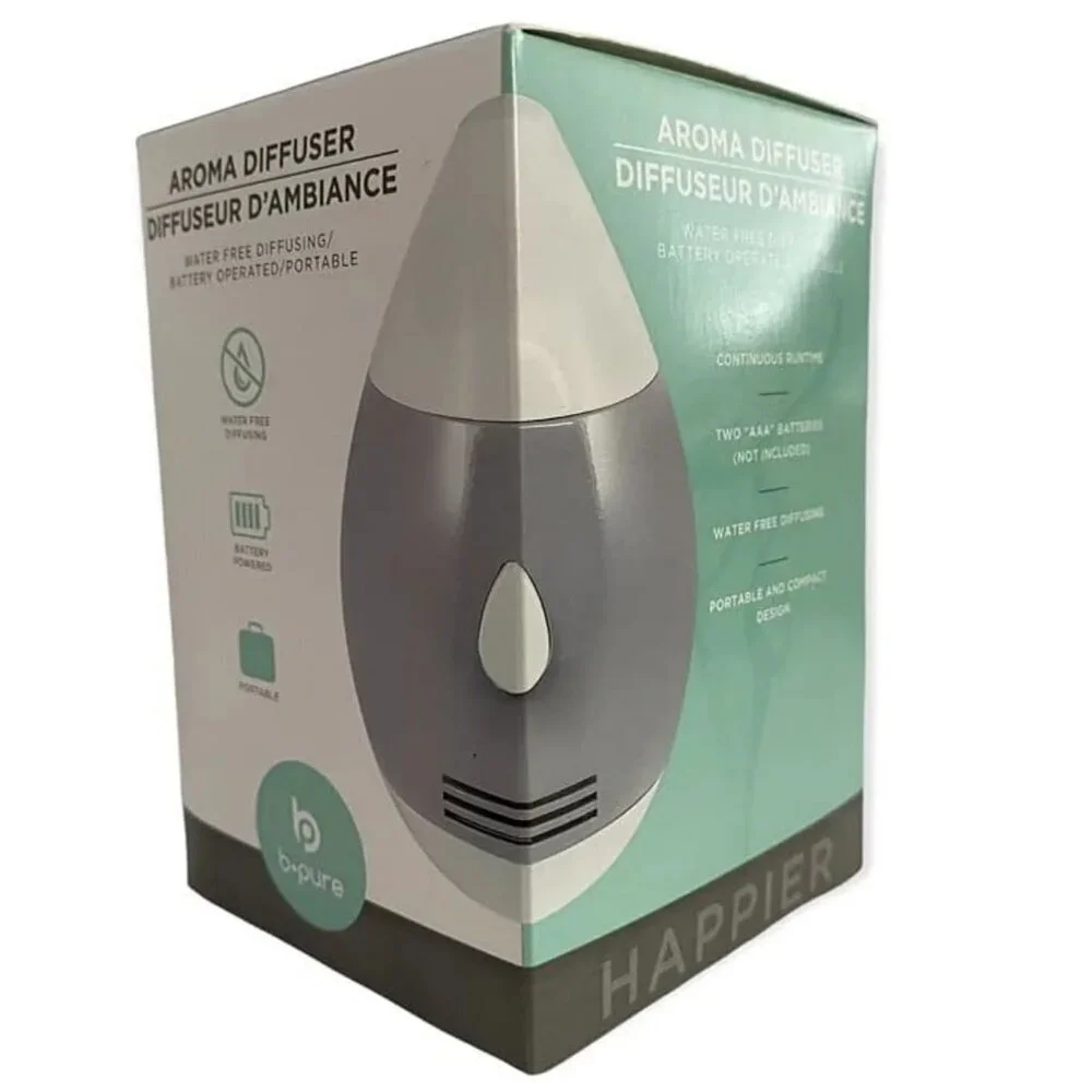 B-Pure Portable Waterless Aroma Diffuser Compact Essential Oil Diffuser
